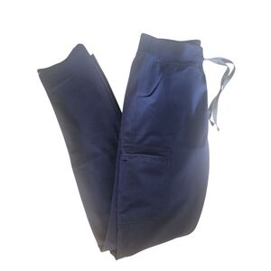 Figs Deep Blue PO 2351 Zamora Scrub Pants Size XS/T